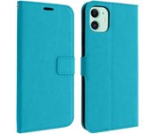 Funda cartera Vintage F. Soporte para iPhone 11 - Turquesa