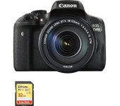 CANON EOS 750D KIT EF-S 18-135mm F3.5-5.6 IS STM + tarjeta SD de 32GB