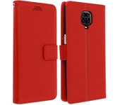 Funda Libro Cartera F. Soporte Xiaomi Redmi Note 9S / 9 Pro / 9 Pro Max - Rojo