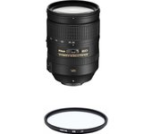 NIKON AF-S 28-300MM F3.5-5.6G ED VR (White Box) + HOYA UX UV 77mm Filtrar
