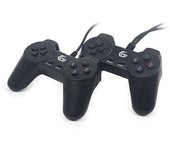Gembird JPD-UB2-01 mando y volante Gamepad PC USB 2.0 Negro