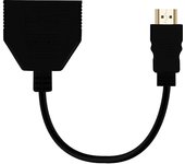 Hub multipuerto de HDMI macho a 2 puertos hembra de Full HD - Negro