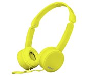 Trust Nano auriculares para móvil Binaural Diadema Amarillo