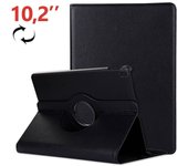 Funda iPad (2019) 10,2 pulg Giratoria Polipiel Negro