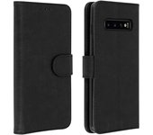 Funda Samsung Galaxy S10 Plus Libro Billetera F. Soporte - Negro