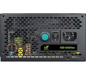 CoolBox DeepEnergy RGB600 unidad de fuente de alimentación 600 W 20+4 pin ATX ATX Negro
