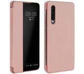 Funda Huawei P30 con Ventana inteligente - Rosa