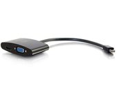 C2G 80935 adaptador de cable Mini DisplayPort HDMI + VGA Negro