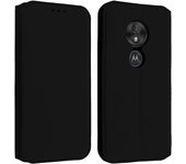 Funda Motorola Moto G7 Play Libro Cartera F. Soporte - Negro