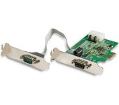 StarTech.com Tarjeta PCIe Serie de 2 Puertos RS232 con UART 16950