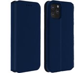 Funda iPhone 11 Pro Max libro billetera F. Soporte - Azul oscuro