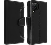 Funda Huawei P40 Lite Libro Monedero F. Soporte - Negro
