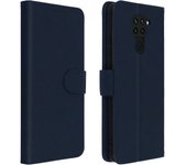 Funda Xiaomi Redmi Note 9 Libro Billetera F. Soporte - Azul
