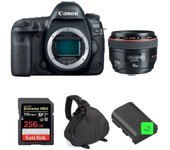 EOS 5D Mark IV + EF 50mm f/1.2L USM + SanDisk 256GB UHS-I SDXC 170 MB/s + 2 LP-E6N + Bolsa | 2 años de garantía