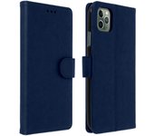 Funda iPhone 11 Pro Libro Billetera F. Soporte - Azul oscuro
