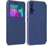 Funda protectora Honor 20 con gran ventana - Azul oscuro