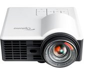 Optoma ML1050ST+ videoproyector 1000 lúmenes ANSI DLP WXGA (1280x800) 3D Proyector para escritorio Negro, Blanco