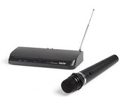 Micrófono inalámbrico de mano con cápsula dinámica, respuesta 50 -15.000 Hz, con cable jack 6,3 mm mono