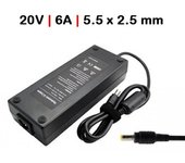 CARGADOR PARA PORTÁTIL ACER 20V 6A 5.5X2.5MM