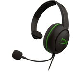 HyperX CloudX Chat auricular con micrófono Diadema Monoaural Negro, Verde