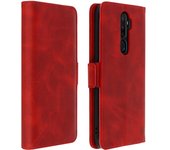 Funda Oppo A9 2020 y A5 2020 cartera Función soporte - Rojo