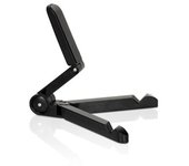 Mobilis Portable Fold-up Stand Teléfono móvil/smartphone, Tablet/UMPC Negro Soporte pasivo