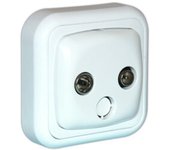 Base de antena 5 - 870 MHz Electro Dh 36.480/A, color blanco, 8430552111633