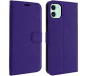 Funda cartera Vintage F. Soporte para iPhone 11 - Violeta