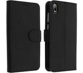 Funda Vintage Huawei Y5 2019 Billetera F. Soporte - Negro