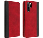 Funda cartera Huawei P30 Pro F. Soporte y Bicolor - Rojo