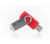 Goodram UTS3-1280R0R11 unidad flash USB 128 GB USB tipo A 3.0 (3.1 Gen 1) Rojo, Plata
