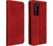 Funda libro cartera con F. Soporte para Huawei P40 Pro - Rojo