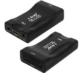Adaptador de video HDMI a Euroconector  1080p - Negro