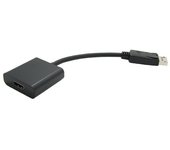 Value 12.99.3134 adaptador de cable DisplayPort HDMI Type A Negro