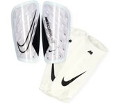 Nike - Espinillera Mercurial Lite, Unisex, White-Black, XS