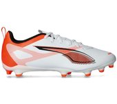 Puma - Bota de fútbol Ultra 5 Play FG/AG Niño, Unisex, White-White-Glowing Red, 10