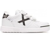 Munich - Zapatilla de fútbol sala G-3 Profit Cinta Adhesiva Niño, Unisex, White, 29