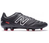 New Balance - Bota de fútbol 442 V2 Team FG, Unisex, Black, 8,5 USA