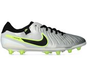 Nike - Bota de fútbol Tiempo Legend 10 Pro AG-Pro, Unisex, Mtlc Silver-Black-Volt, 7 USA