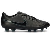 Nike - Bota de fútbol Tiempo Legend 10 Club FG/MG, Unisex, Black-Black-Deep Jungle, 7 USA