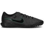 Nike - Bota de fútbol Tiempo Legend 10 Academy Turf, Unisex, Black-Black-Deep Jungle, 7,5 USA
