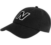 New Balance - Gorra 6 Panel Block N Snapback, Unisex, Black