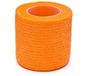 SP Fútbol - Tape Sujeta-Espinilleras (5 cm x 4,6 m), Unisex, Naranja
