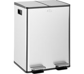 Homcom Cubo de basura gris 41.7 x 36.6 x 56.7 cm