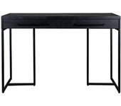 Dutchbone Consola de madera de acacia y acero negro