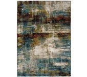 Atticgo Alfombra geométrica multicolor 160x230 cm