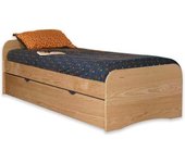 ID Kids Cama nido madera maciza   natural 90x200 cm