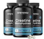OnEnergy 3x Monohidrato de creatina 3000 mg GIGA CAPS, en total 1200 cápsulas