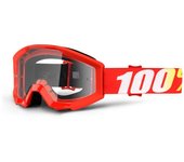 Máscara 100% Strata Youth Fournace lente transparente