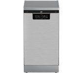 Lavavajillas Libre Instalación - BEKO BDFS26046XQ, Tercera Bandeja, 45 cm, 10 Cubiertos, Inox